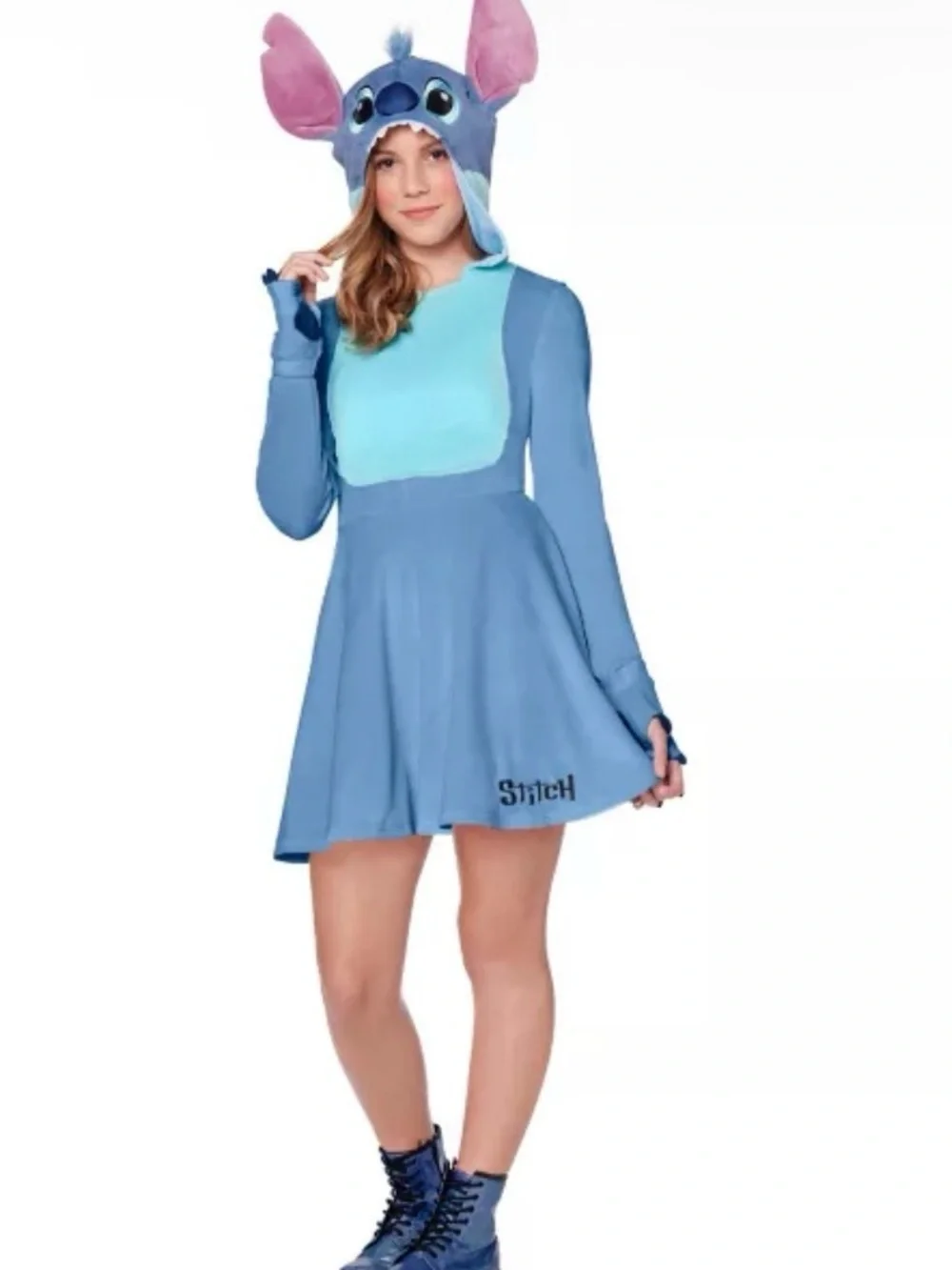 Spirit Halloween Disney Stitch Costume Girls size Large 12-14